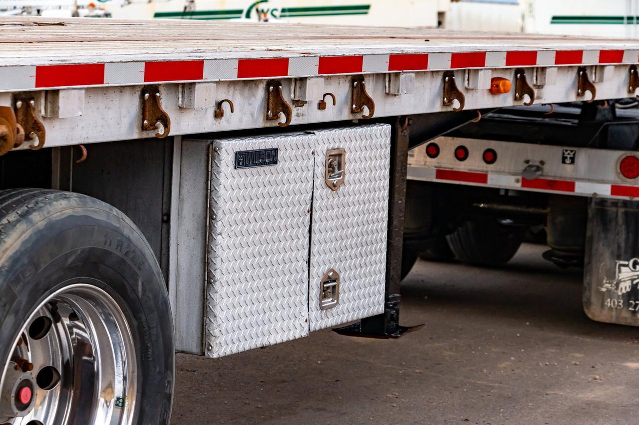 2008 Wilson Super B Flatdeck Trailers Red Deer AB