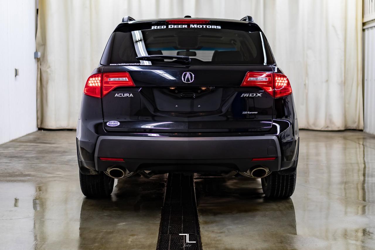 2009 Acura MDX SH-AWD Elite Leather Roof Nav DVD Red Deer AB