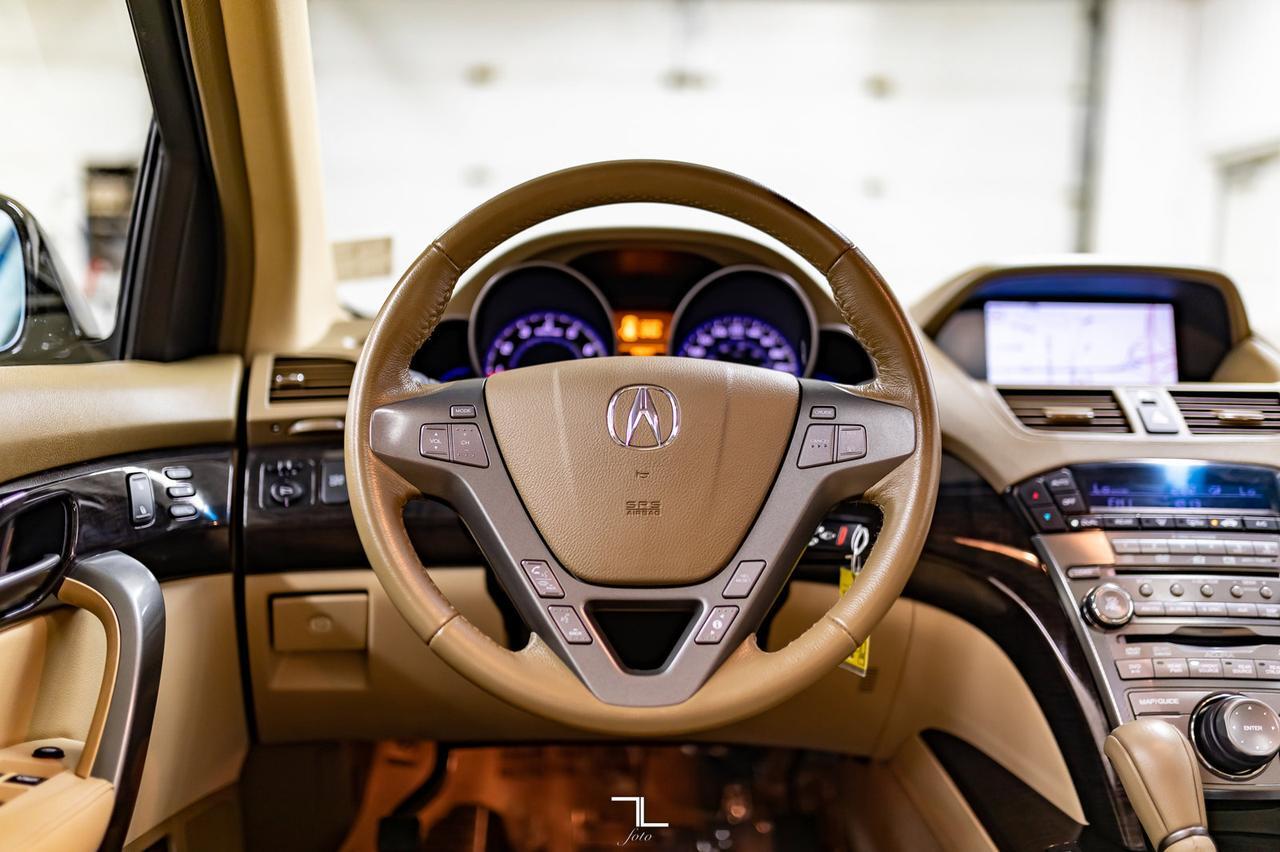 2009 Acura MDX SH-AWD Elite Leather Roof Nav DVD Red Deer AB