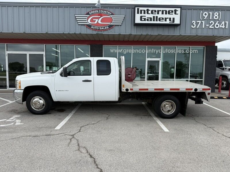 2009 Chevrolet 3500HD DRW 4x4 Diesel Flatbed Work Truck Collinsville OK