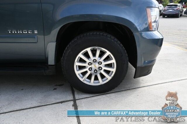 2009 Chevrolet Tahoe Hybrid / 4X4 / 6.0L V8 / AutoStart / Power & Heated Leather Seats / Sunroof / Navigation / Bluetooth / Backup Camera / Rear Entertainment / Keyless Entry / Tow Pkg / Only 53K Miles / 1-Owner Anchorage AK