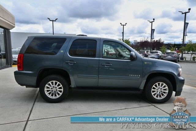2009 Chevrolet Tahoe Hybrid / 4X4 / 6.0L V8 / AutoStart / Power & Heated Leather Seats / Sunroof / Navigation / Bluetooth / Backup Camera / Rear Entertainment / Keyless Entry / Tow Pkg / Only 53K Miles / 1-Owner Anchorage AK