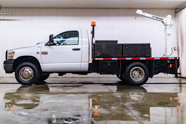 2009 Dodge Ram 3500 4x2 Reg Cab ST Deck Dually Diesel Crane Red Deer AB