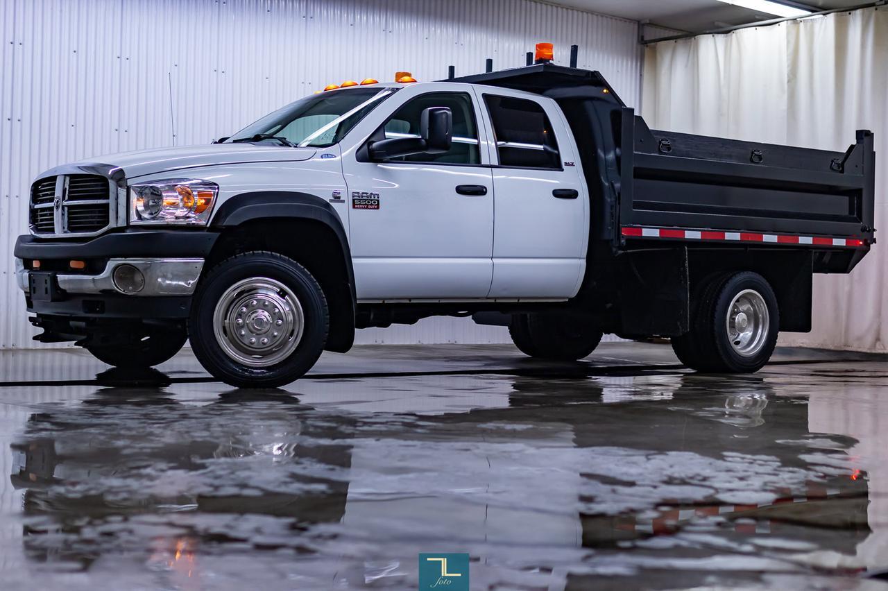 2009 Dodge Ram 5500 4x4 Quad Cab SLT Dump Box Diesel Red Deer AB