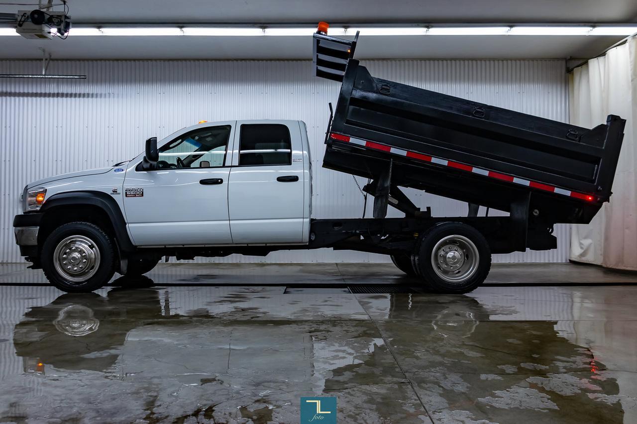2009 Dodge Ram 5500 4x4 Quad Cab SLT Dump Box Diesel Red Deer AB