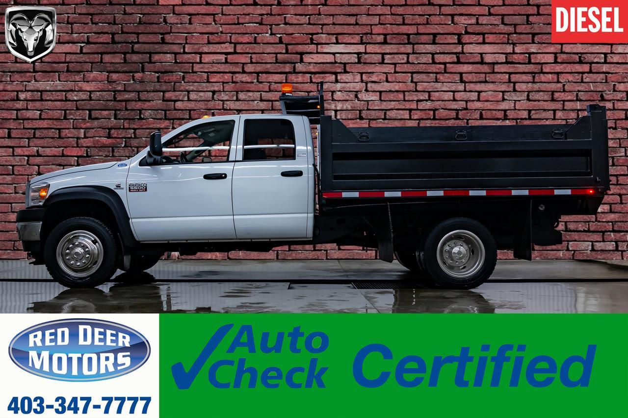 2009 Dodge Ram 5500 4x4 Quad Cab SLT Dump Box Diesel