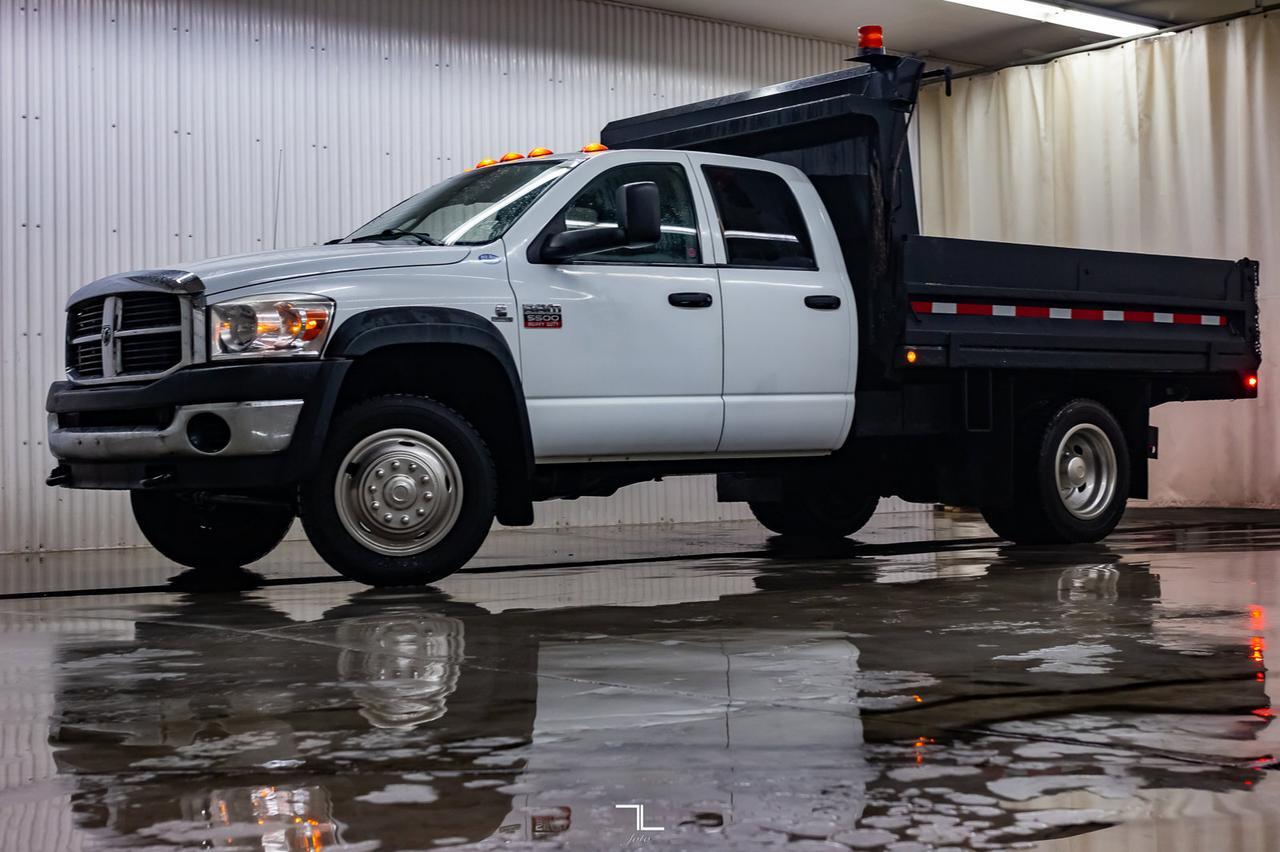 2009 Dodge Ram 5500 4x4 Quad Cab ST Dump Box Diesel Red Deer AB