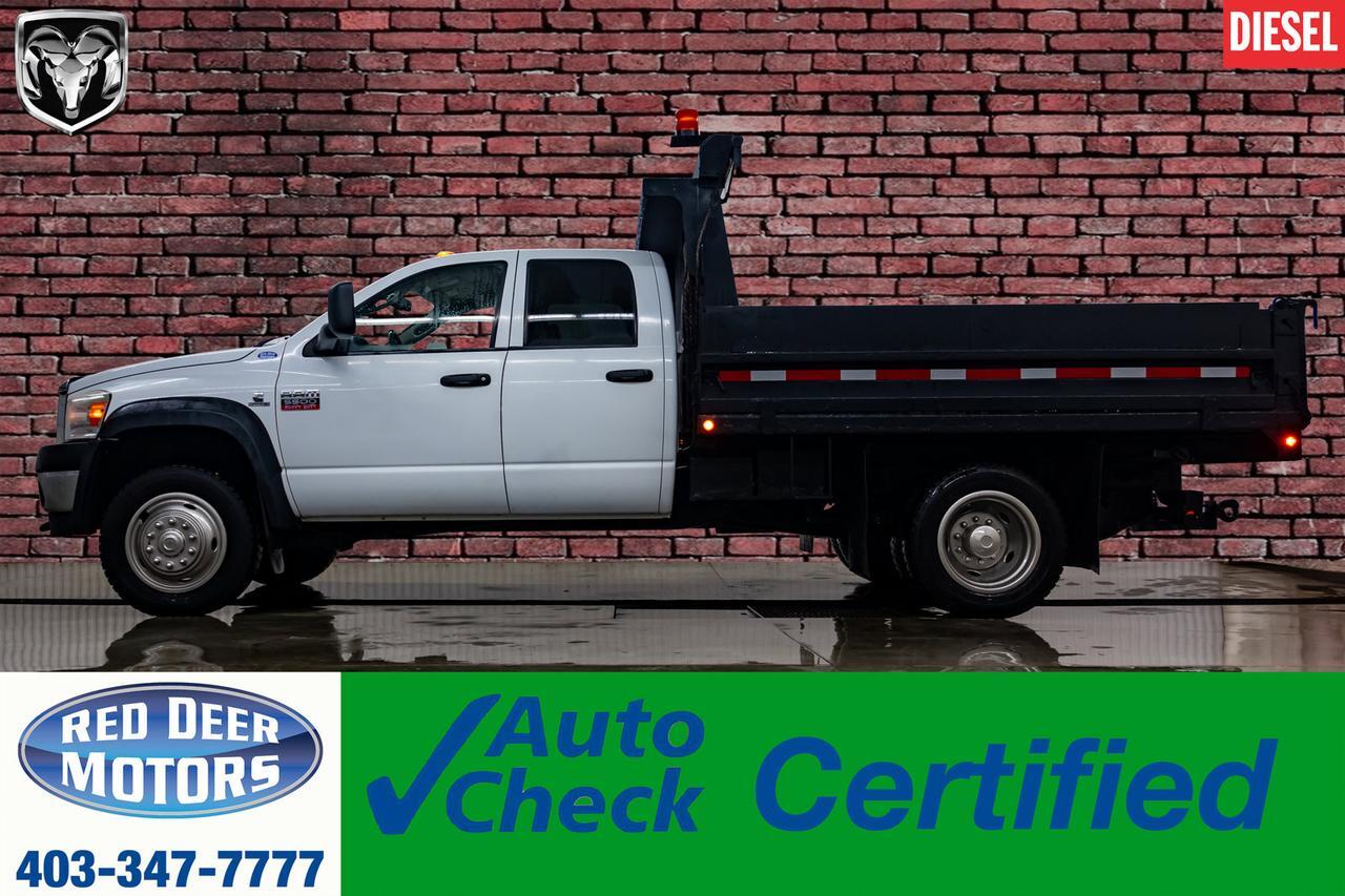 2009 Dodge Ram 5500 4x4 Quad Cab ST Dump Box Diesel