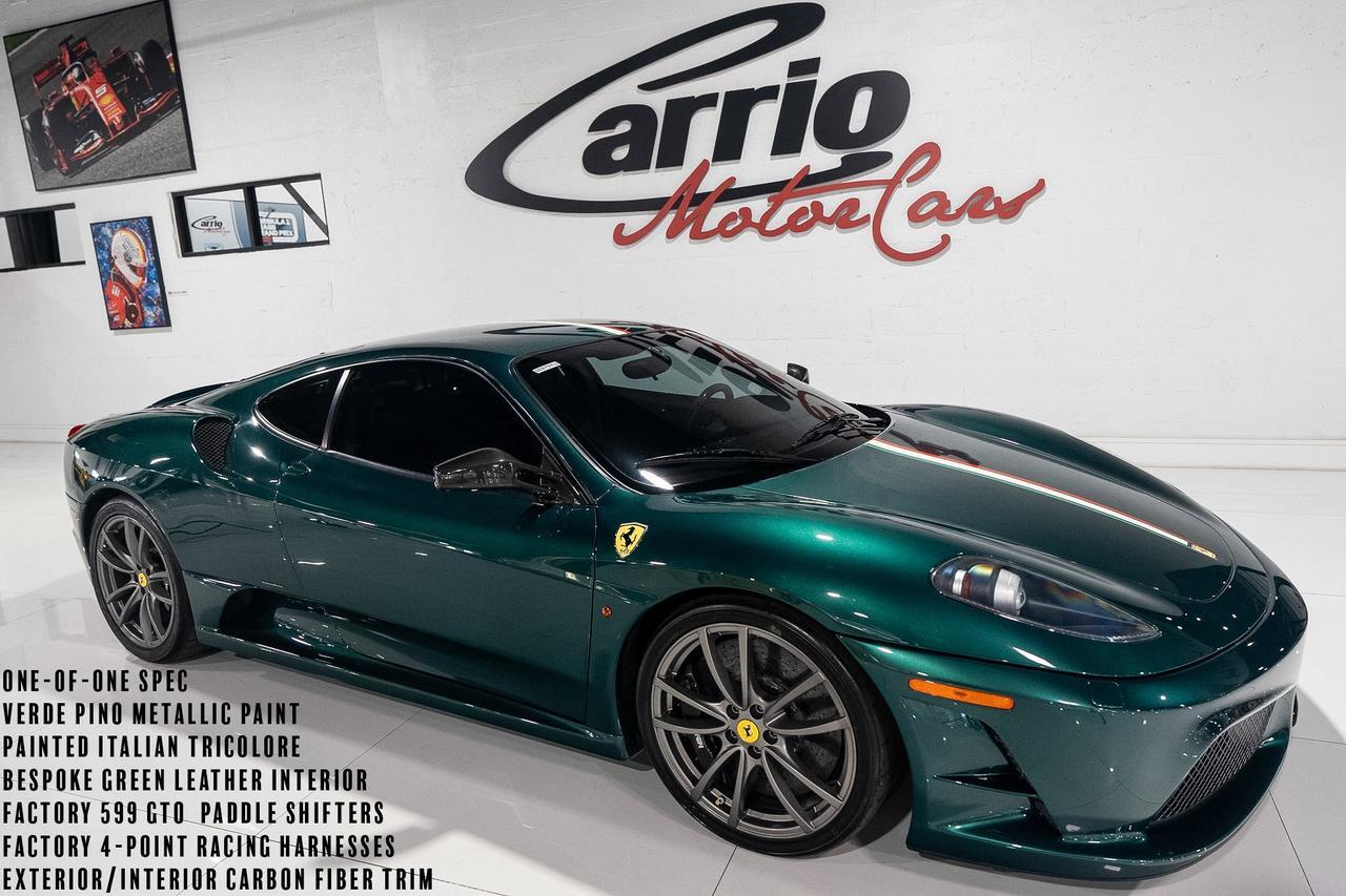 2009 Ferrari 430 Scuderia ONE-OF-ONE! Verde Pino Metallic paint, bespoke green leather interior AND MUCH MORE!!