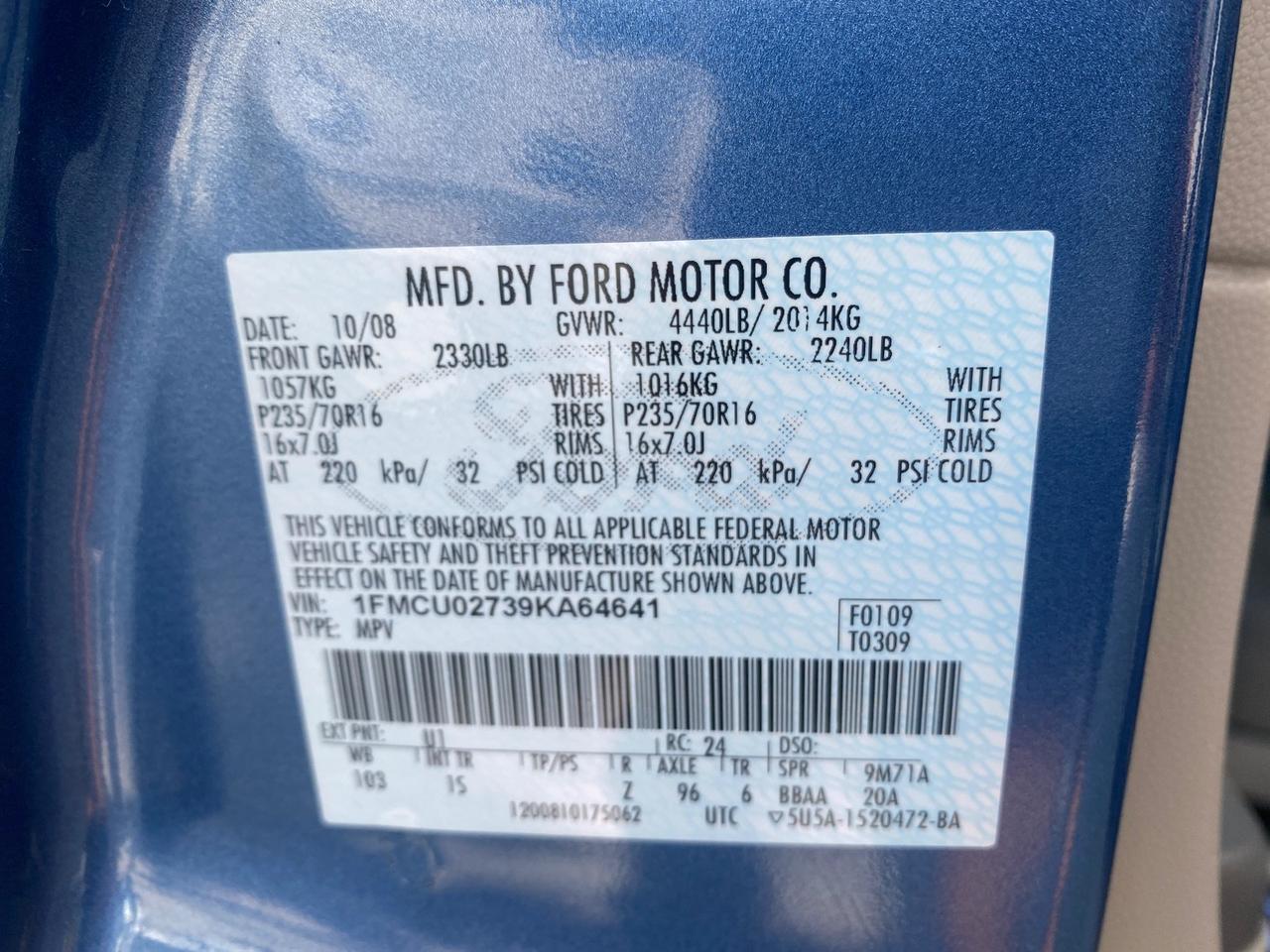 2009 Ford Escape XLS LOW MILES 25,482 Pompano Beach FL