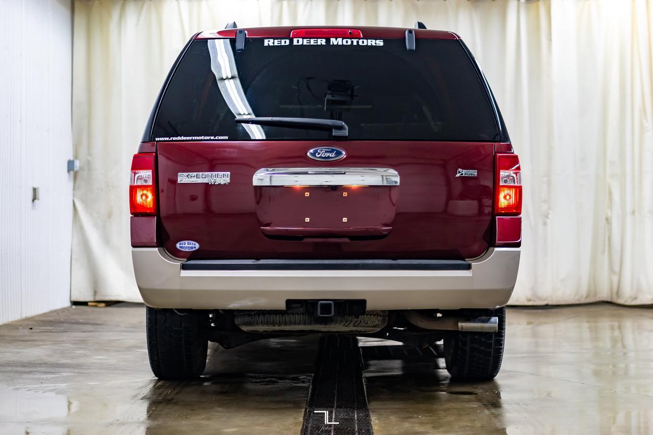 2009 Ford Expedition Max 4x4 Eddie Bauer Edition Leather DVD BCam Red Deer AB