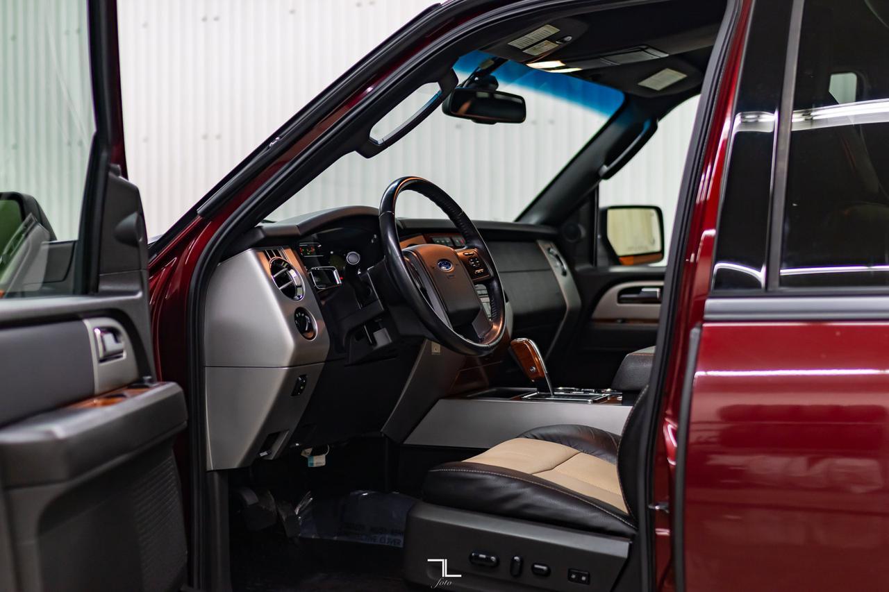 2009 Ford Expedition Max 4x4 Eddie Bauer Edition Leather DVD BCam Red Deer AB