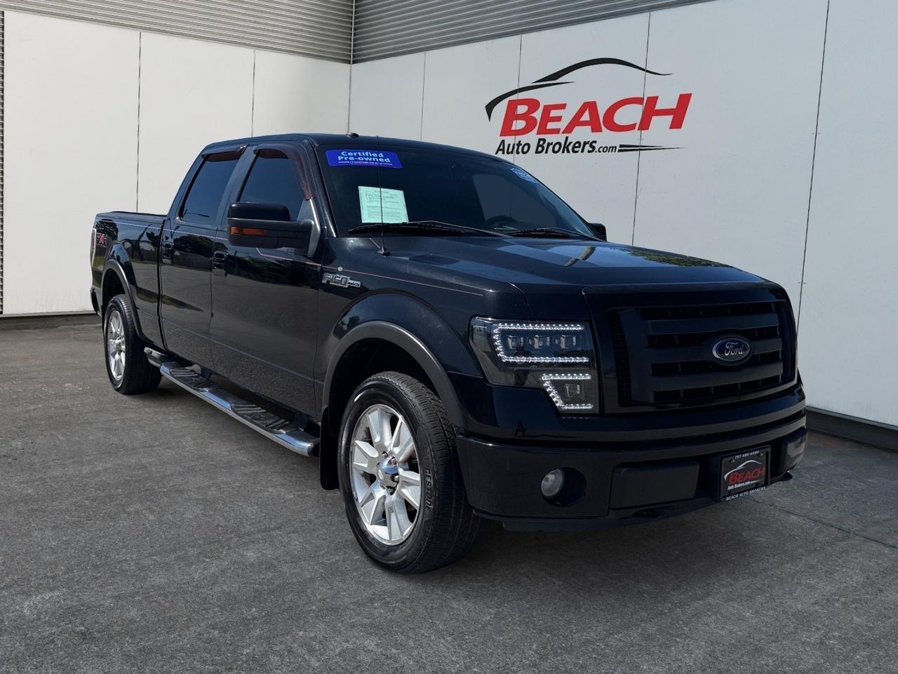 2009 Ford F-150 FX4, HEATED SEATS, SUNROOF, BED LINER, TOW PACKAGE, TONNEAU COVER, SLIDING REAR WINDOW, POWER MIRRORS, BLUETOOTH, COME AND TEST DRIVE THIS FORD TODAY!