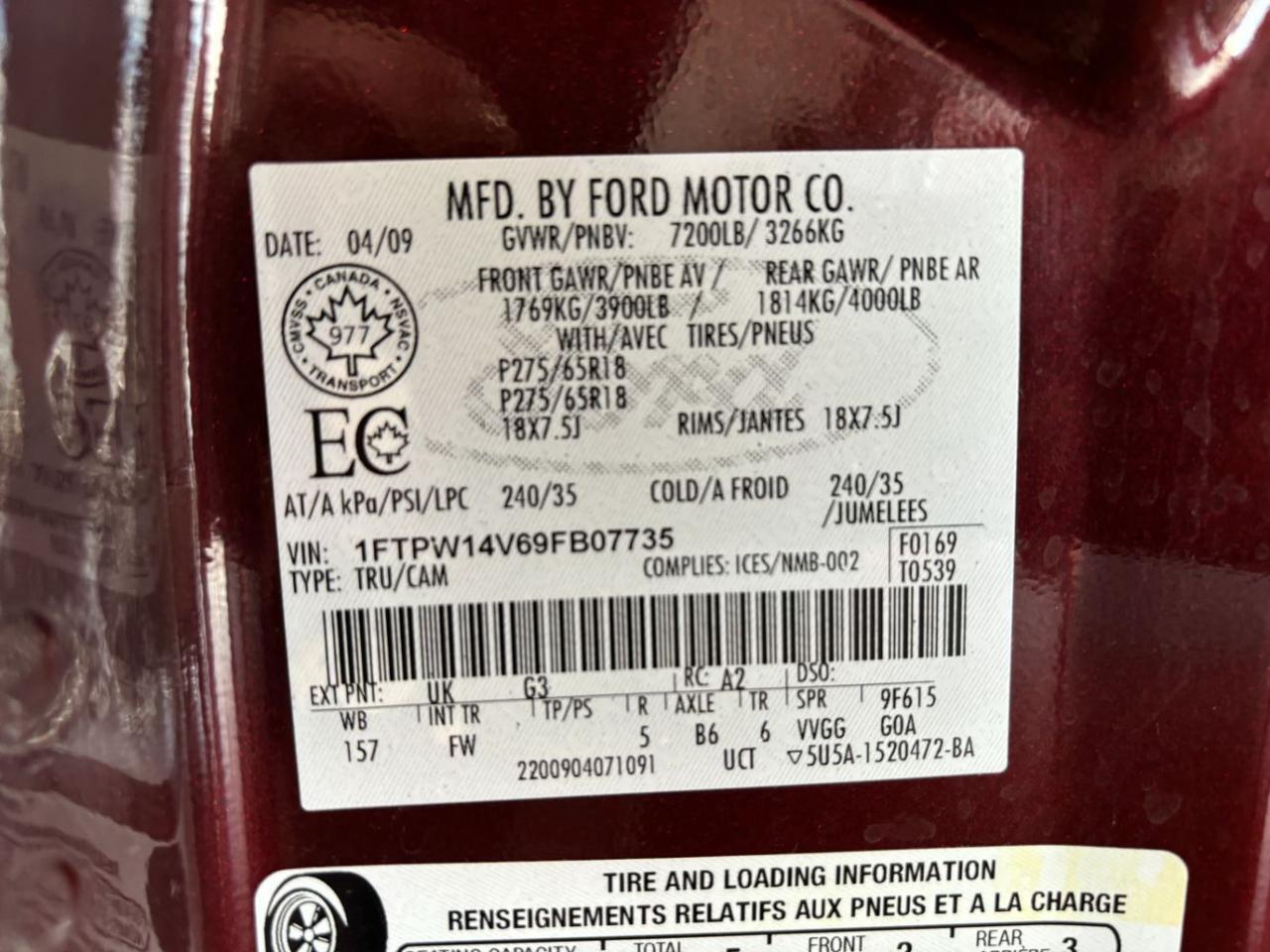 2009 Ford F-150 XLT Franklin OH