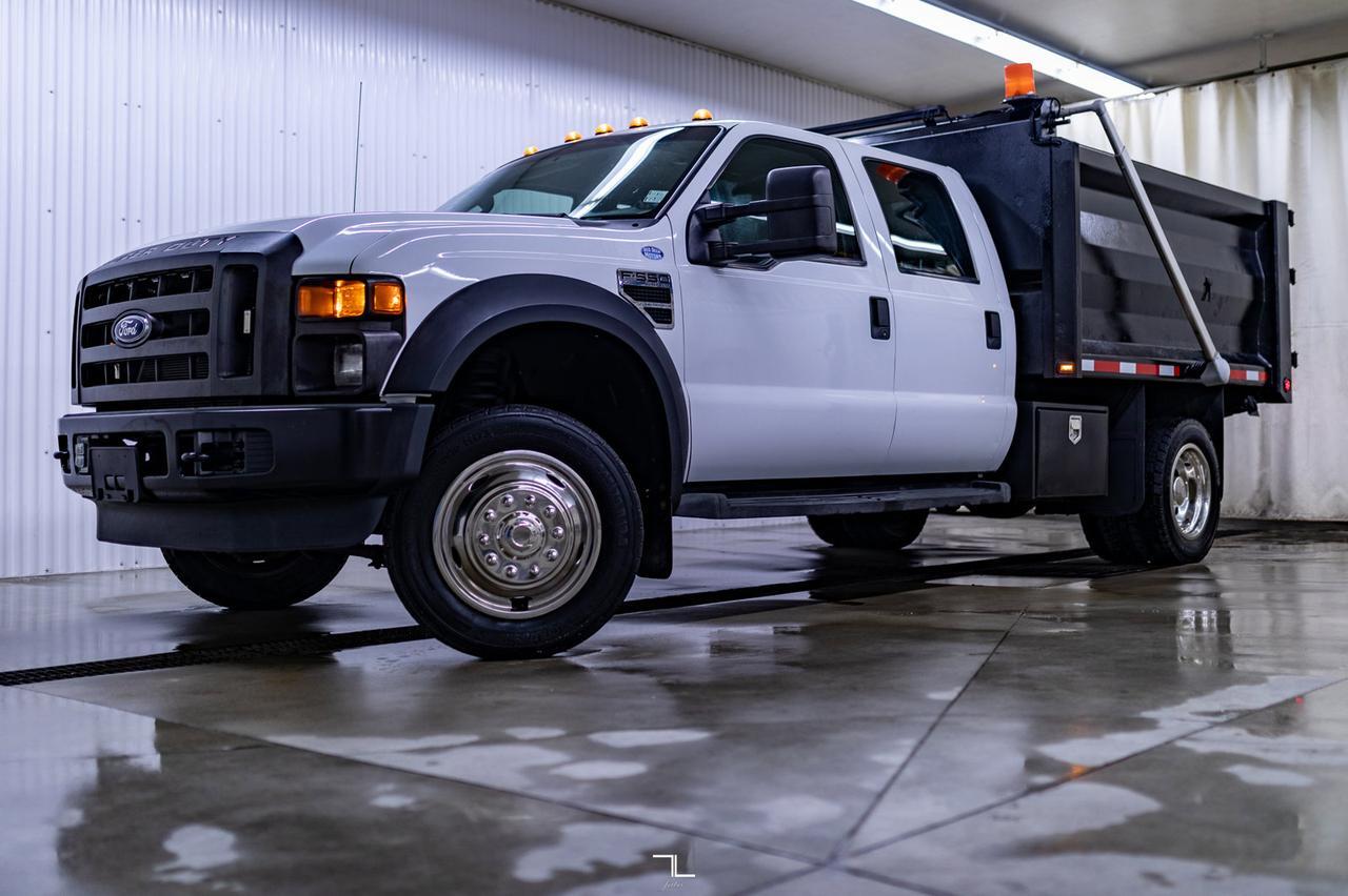 2009 Ford F-550 4x2 Crew Cab XL Dump Box Red Deer AB