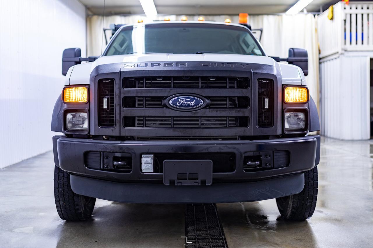 2009 Ford F-550 4x2 Crew Cab XL Dump Box Red Deer AB