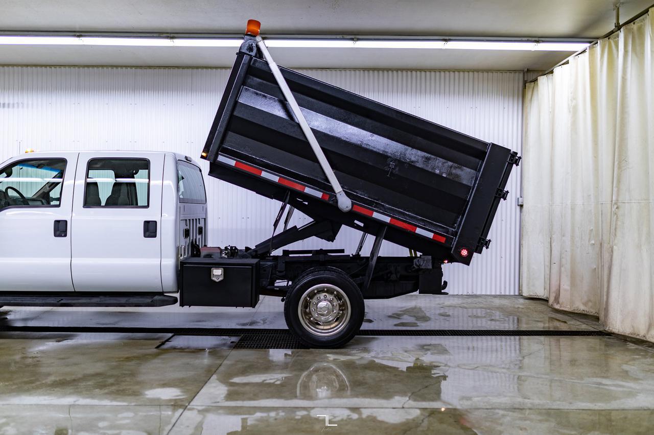 2009 Ford F-550 4x2 Crew Cab XL Dump Box Red Deer AB