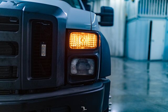 2009 Ford F-550 4x2 Crew Cab XL Dump Box Red Deer AB