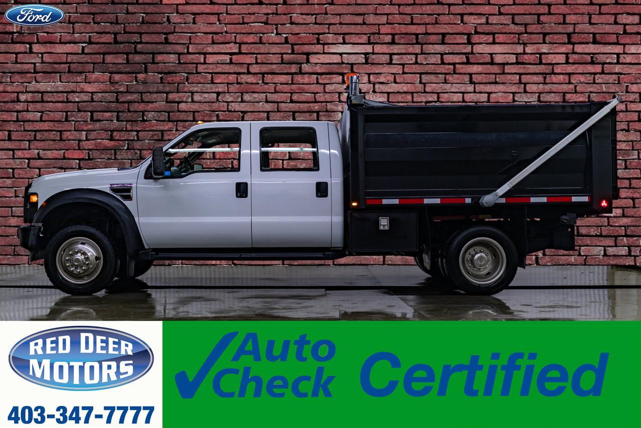 2009 Ford F-550 4x2 Crew Cab XLT Dump Box Red Deer AB