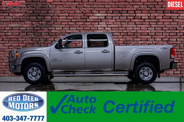 2009 GMC Sierra 2500HD 4x4 Crew Cab SLT Z71 Diesel Leather Roof