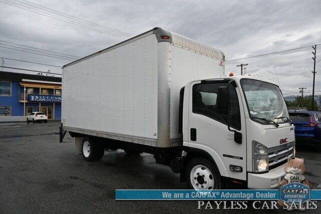2009 GMC W4500HD Box Truck / AutoStart / Seats 3 / 6.0L V8 / Power Windows & Locks / Heated Exterior Mirrors / Cruise Control / Air Conditioning / Power Rear Liftgate/ Only 16K Miles / 1-Owner Anchorage AK