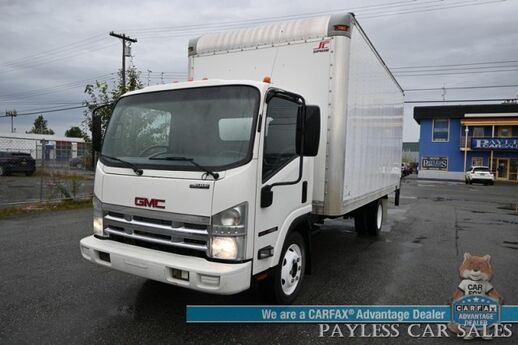 2009 GMC W4500HD Box Truck / AutoStart / Seats 3 / 6.0L V8 / Power Windows & Locks / Heated Exterior Mirrors / Cruise Control / Air Conditioning / Power Rear Liftgate/ Only 16K Miles / 1-Owner Anchorage AK