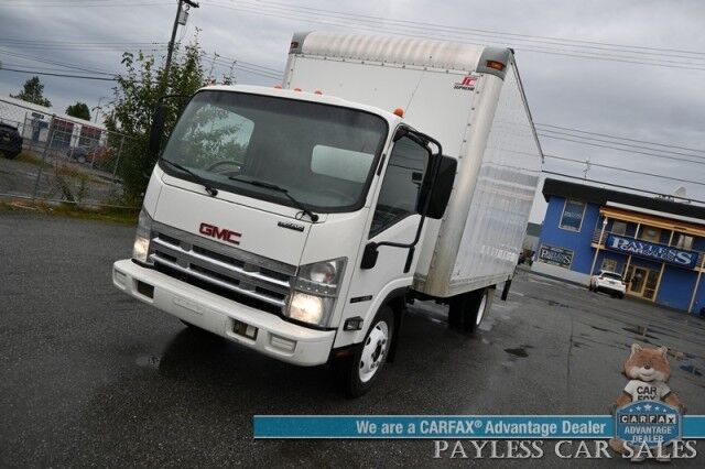 2009 GMC W4500HD Box Truck / AutoStart / Seats 3 / 6.0L V8 / Power Windows & Locks / Heated Exterior Mirrors / Cruise Control / Air Conditioning / Power Rear Liftgate/ Only 16K Miles / 1-Owner Anchorage AK