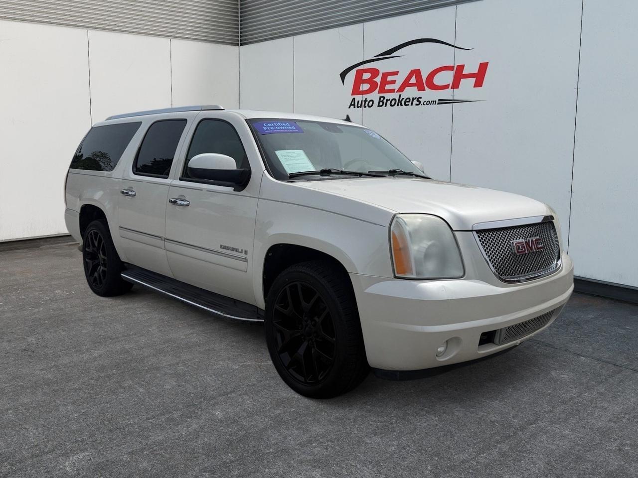 2009 GMC Yukon XL DENALI, HEATED/VENTILATED SEATS, HEATED REAR SEATS, SUNROOF, TOW PACKAGE, RUNNING BOARDS, DVD ENTERTAINMENT, POWER MIRRORS, UNIVERSAL GARAGE DOOR OPENER, 3RD ROW, THIS IS THE PERFECT FAMILY VEHICLE!
