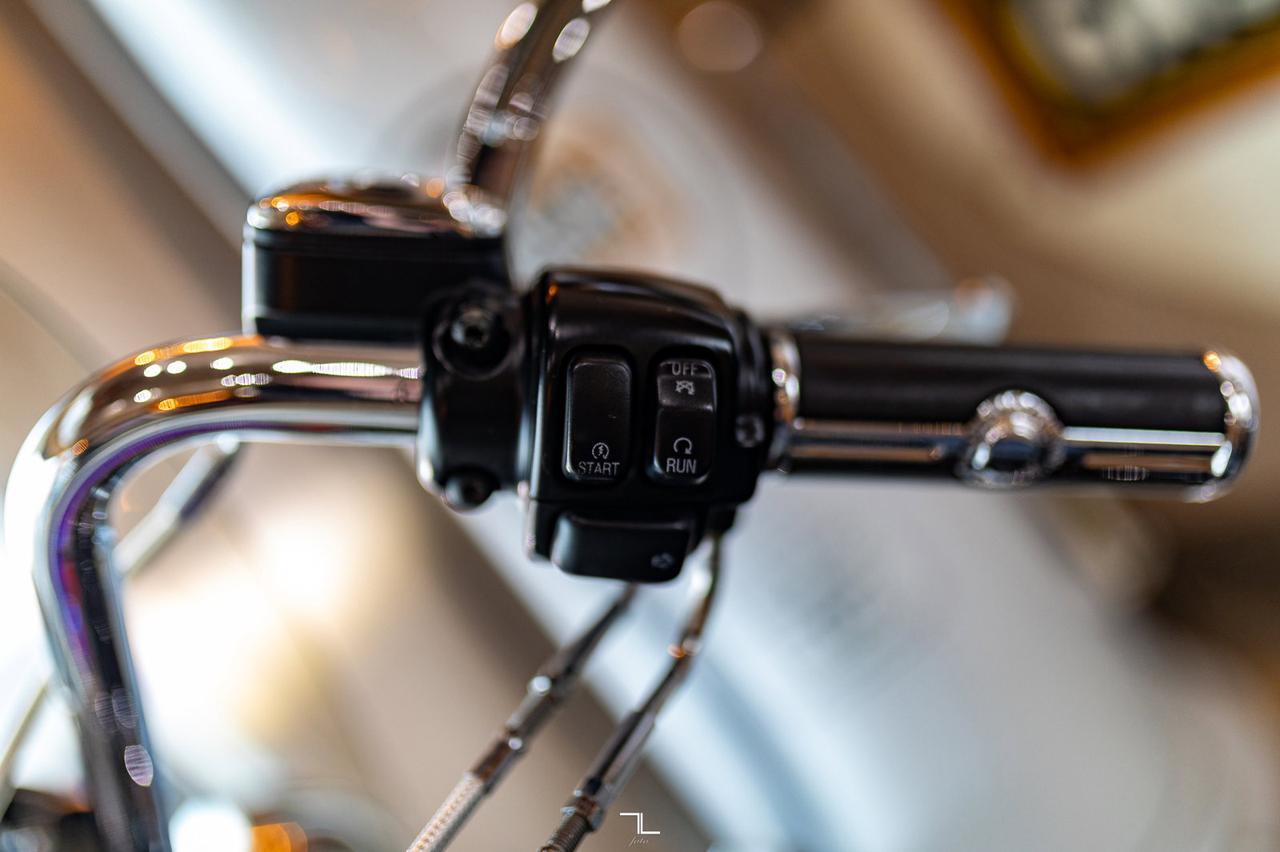 2009 Harley Davidson FLSTN Soft Tail Deluxe Aftermarket Exhaust Red Deer AB