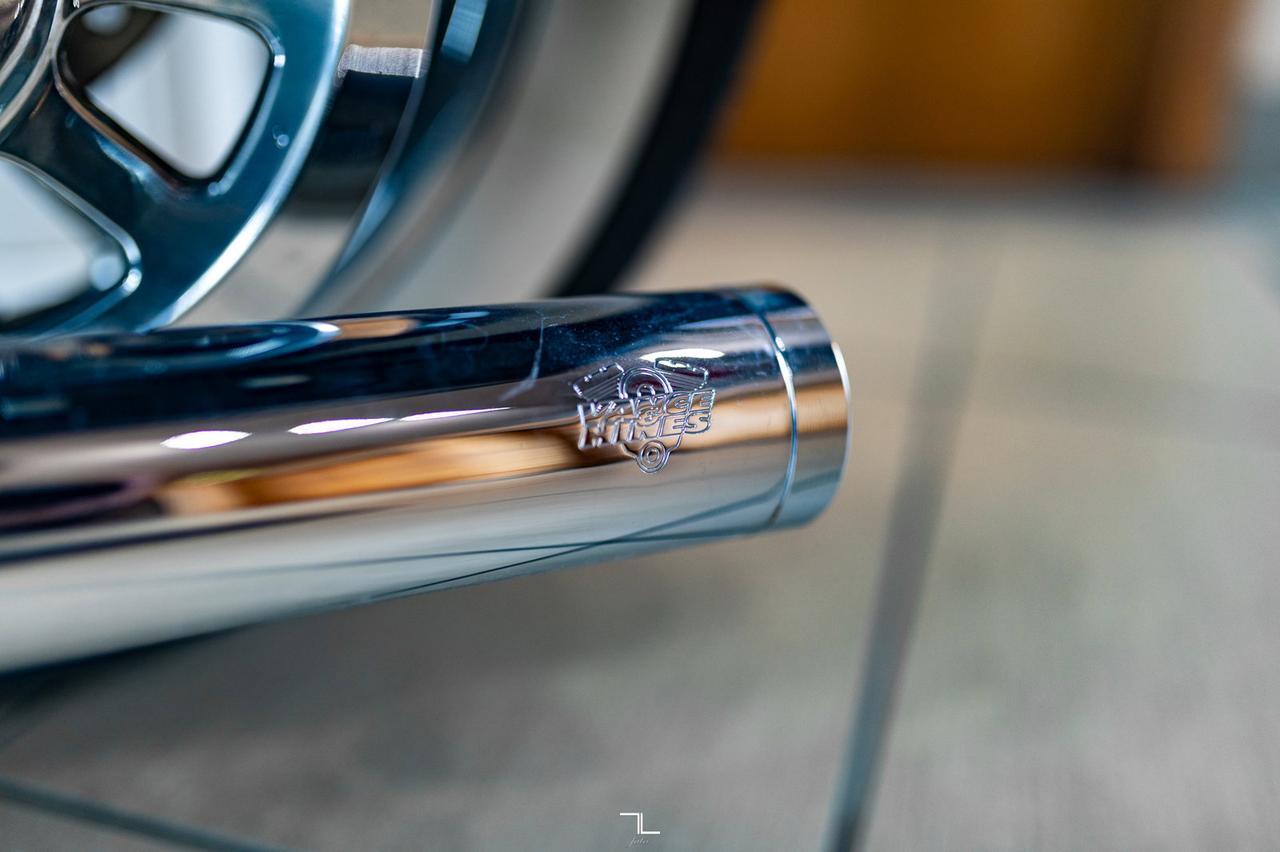 2009 Harley Davidson FLSTN Soft Tail Deluxe Aftermarket Exhaust Red Deer AB