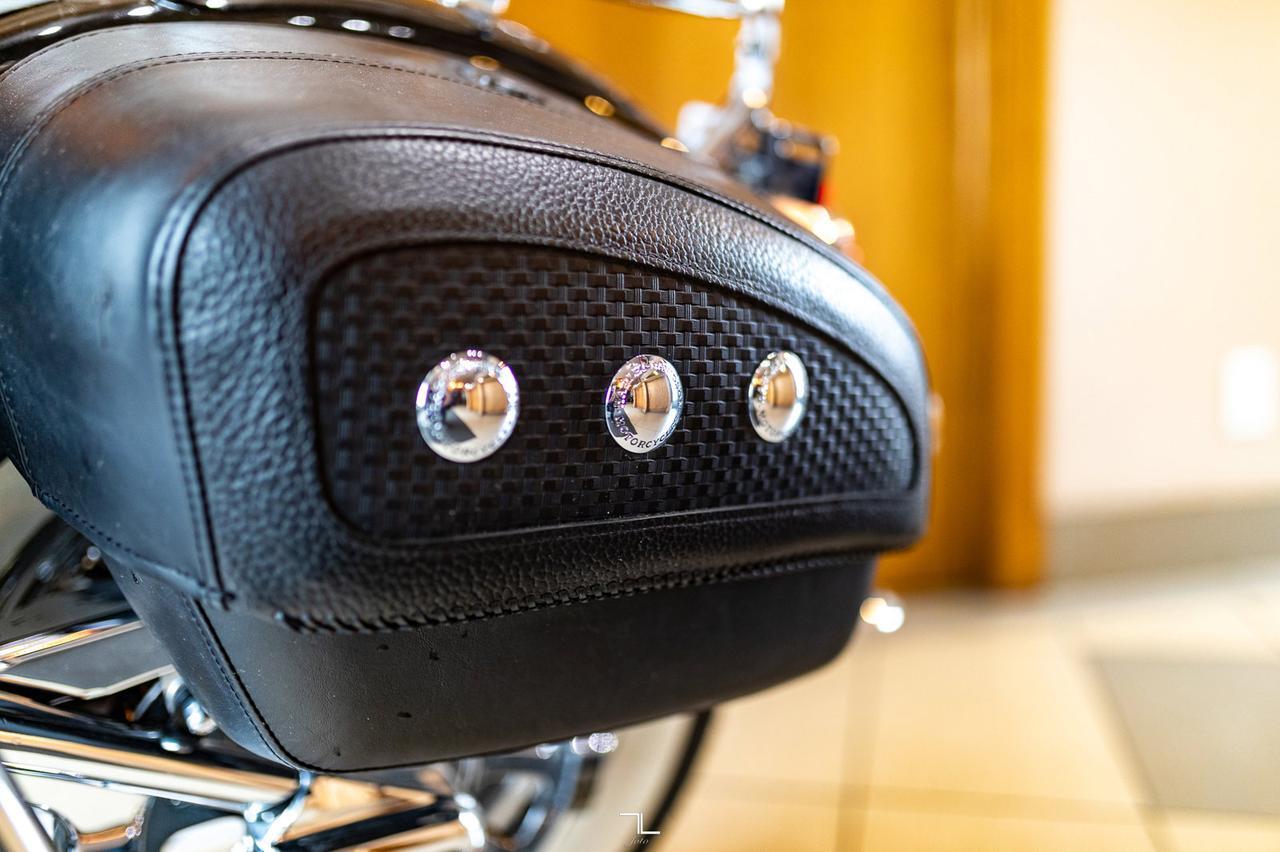 2009 Harley Davidson FLSTN Soft Tail Deluxe Aftermarket Exhaust Red Deer AB