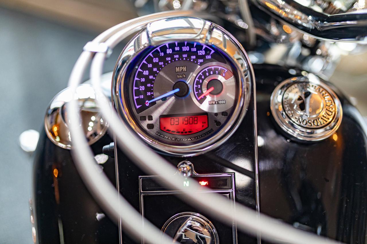 2009 Harley Davidson FLSTN Soft Tail Deluxe Aftermarket Exhaust Red Deer AB