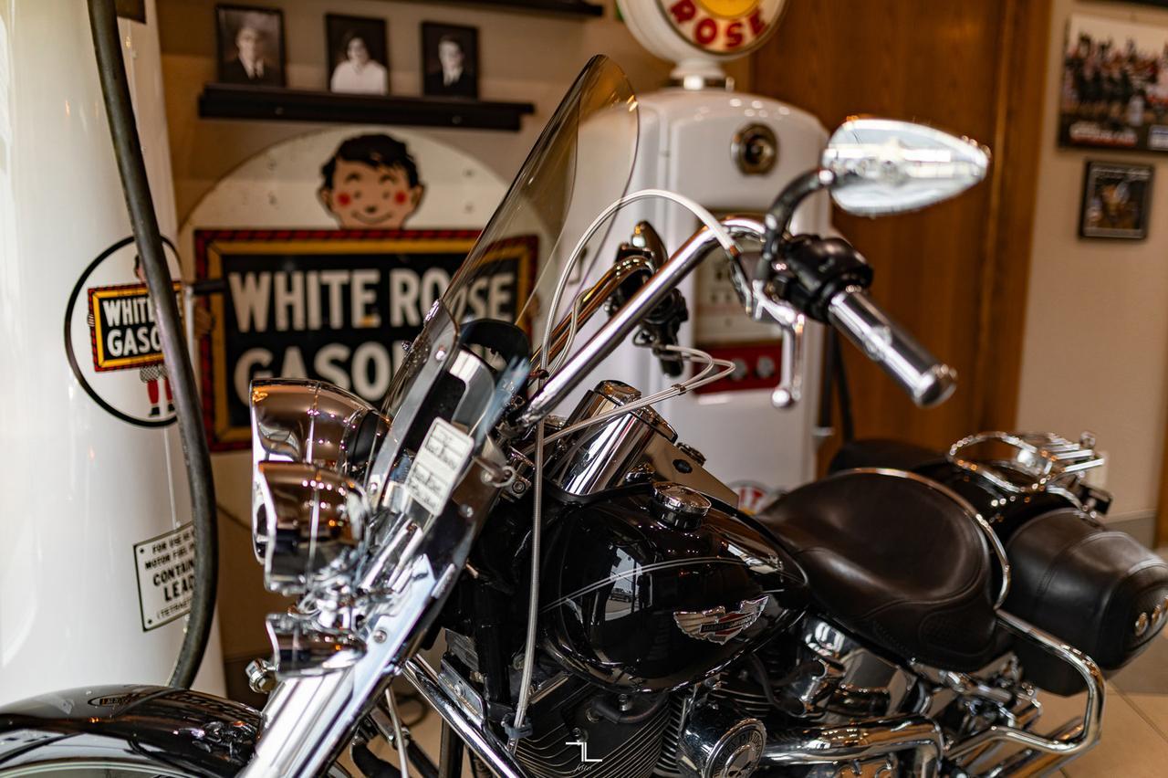 2009 Harley Davidson FLSTN Soft Tail Deluxe Aftermarket Exhaust Red Deer AB