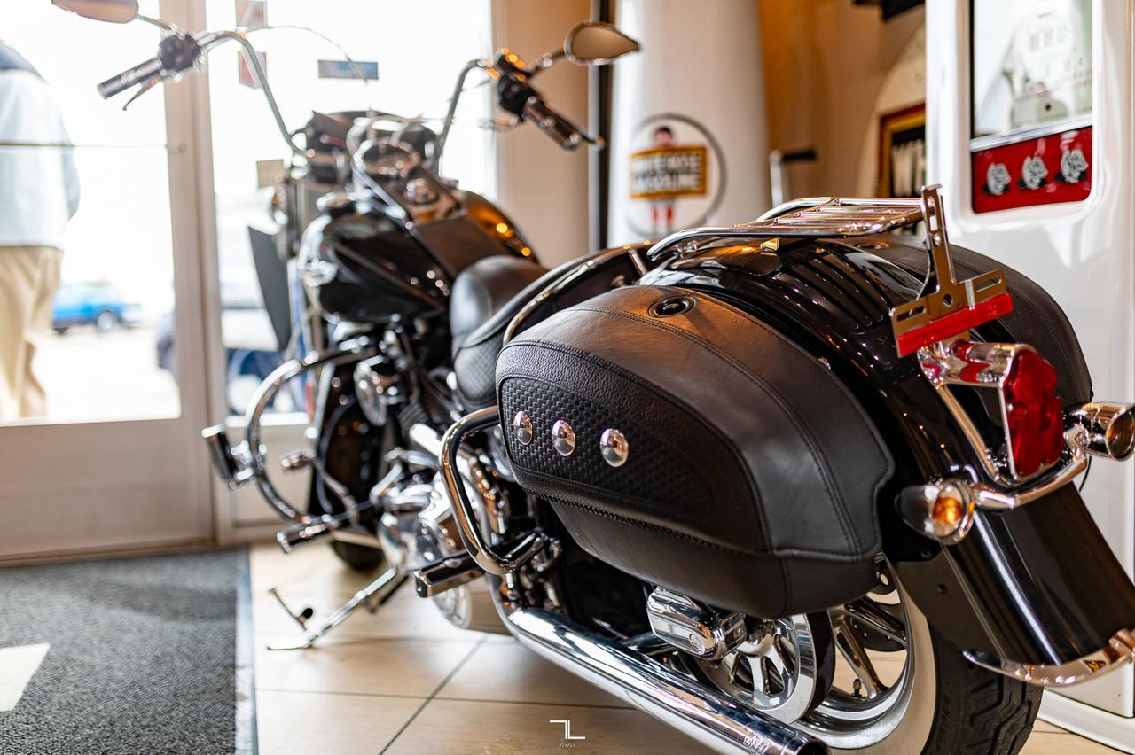 2009 Harley Davidson FLSTN Soft Tail Deluxe Aftermarket Exhaust Red Deer AB