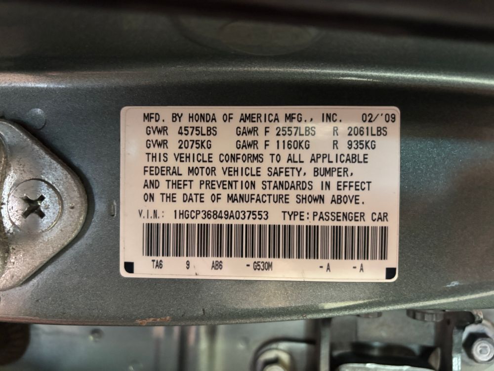 2009 Honda Accord 3.5 EX-L Franklin OH