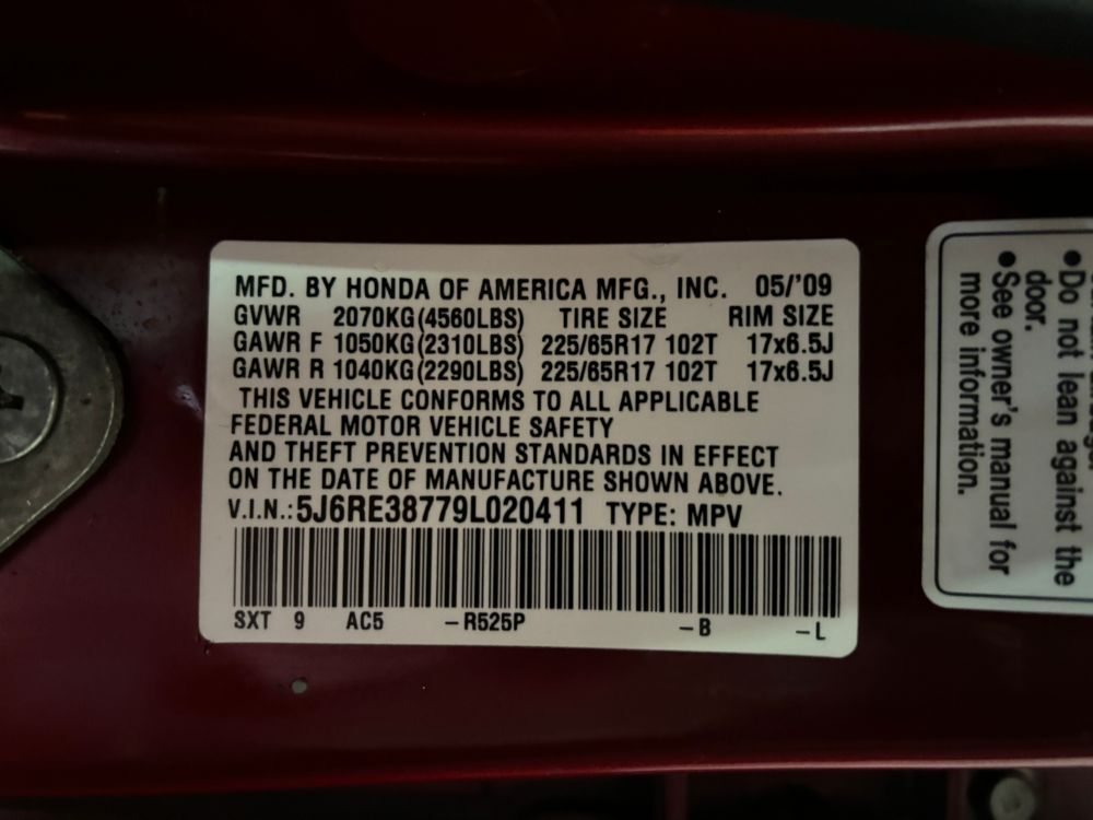 2009 Honda CR-V EX-L Franklin OH