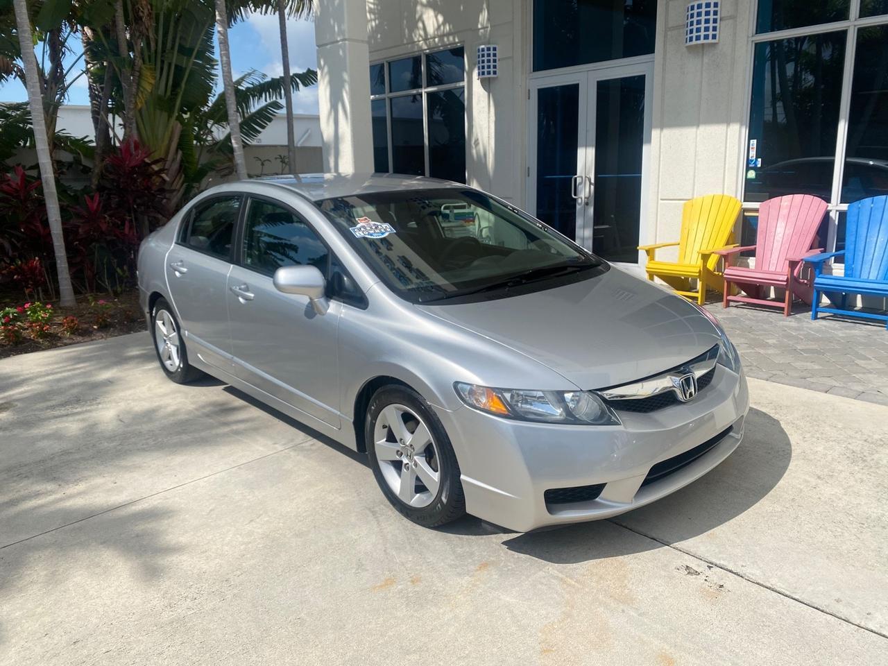 2009 Honda Civic Sdn 1 OWNER FL LOW MILES 36,493 LX-S Pompano Beach FL