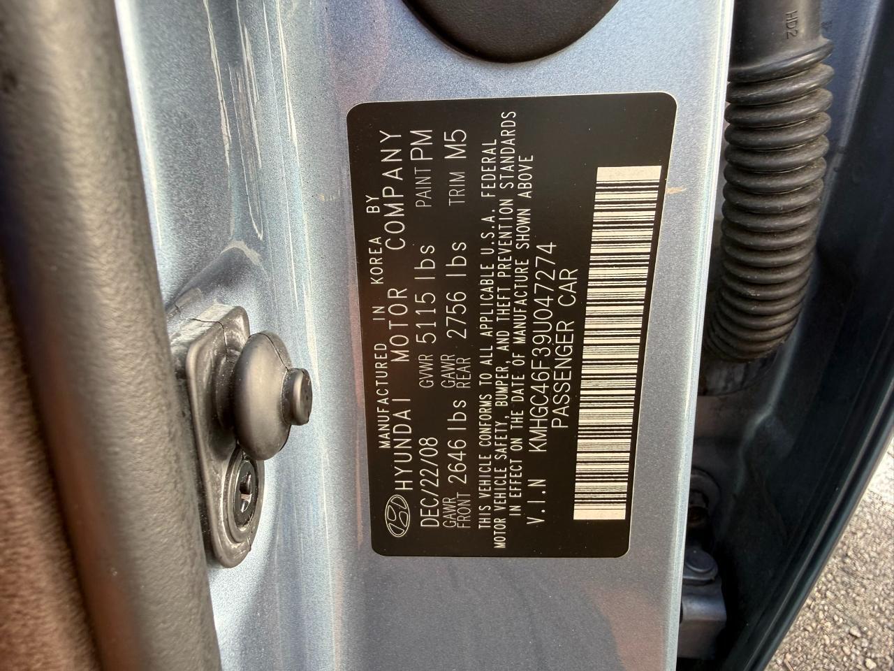 2009 Hyundai Genesis 4dr Sdn 4.6L V8 Jacksonville FL