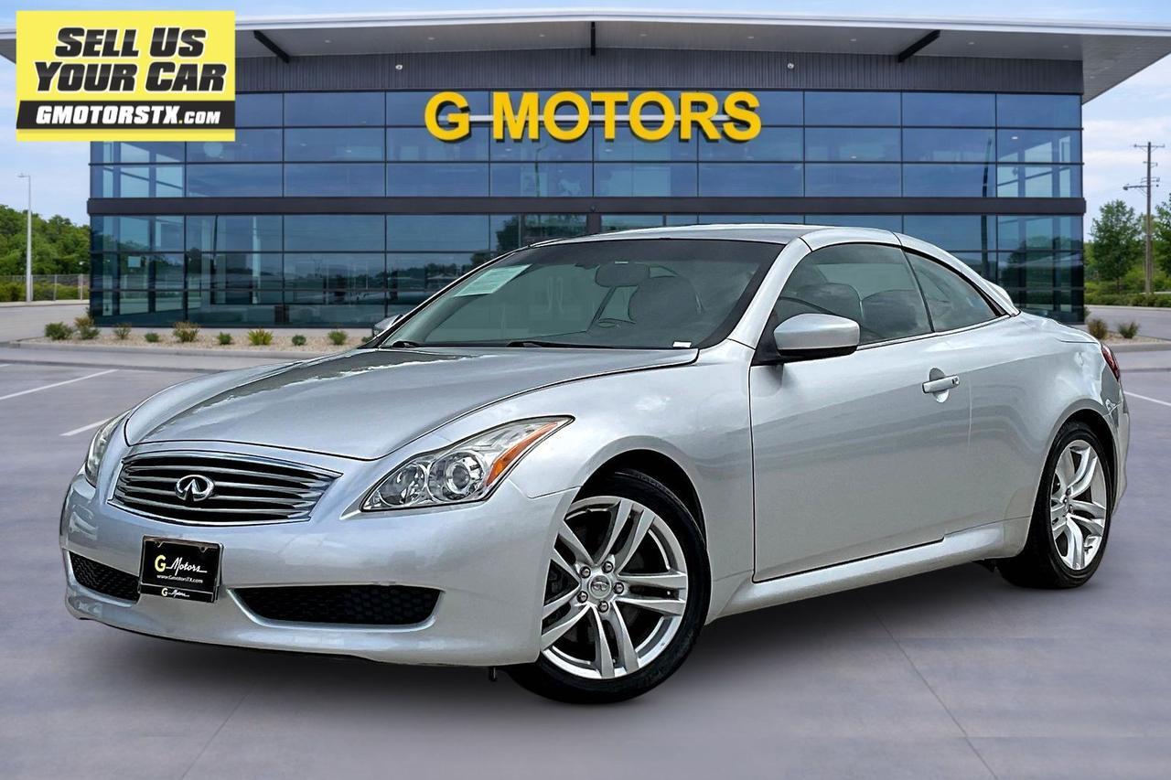 Silver 2009 INFINITI G37 Convertible Rear-Wheel Drive Automatic