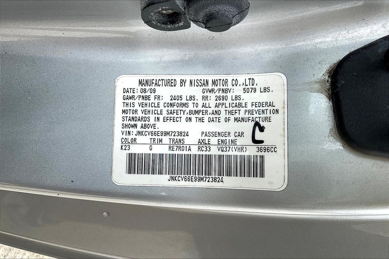 2009 INFINITI G37 BASE Houston TX