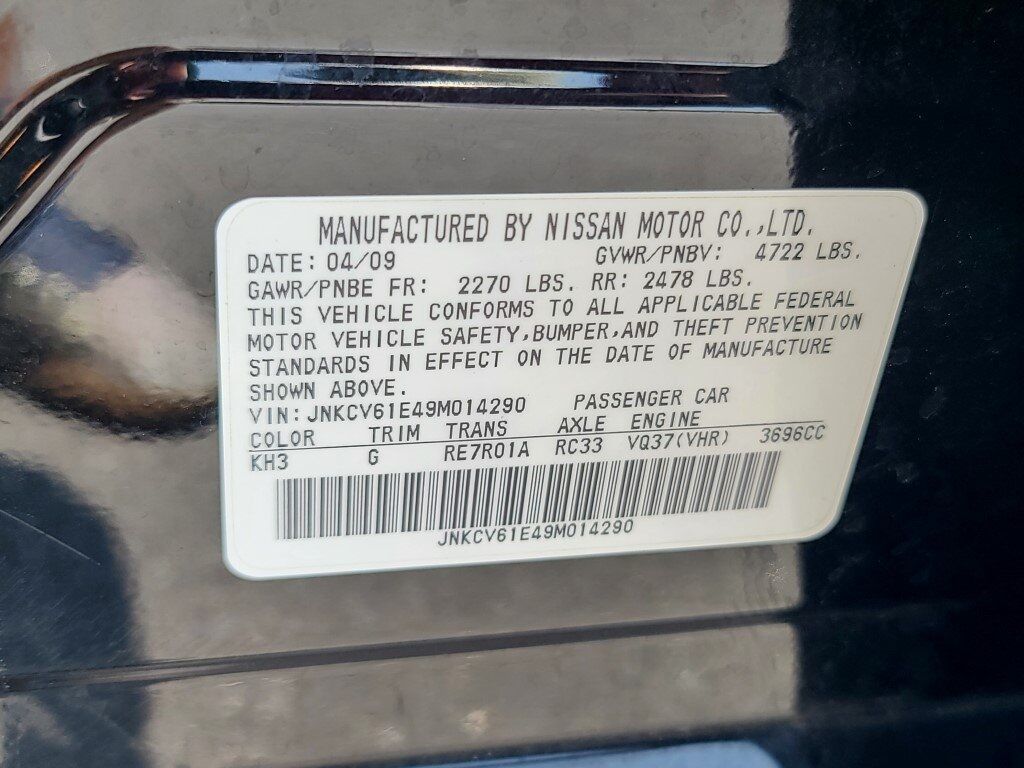 2009 INFINITI G37 Journey Springfield VA