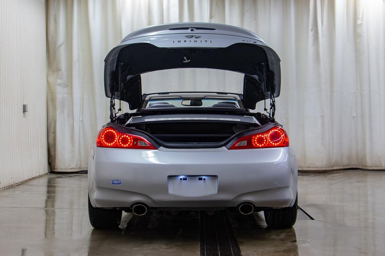 2009 Infiniti G37 S Convertible Leather BCam Red Deer AB