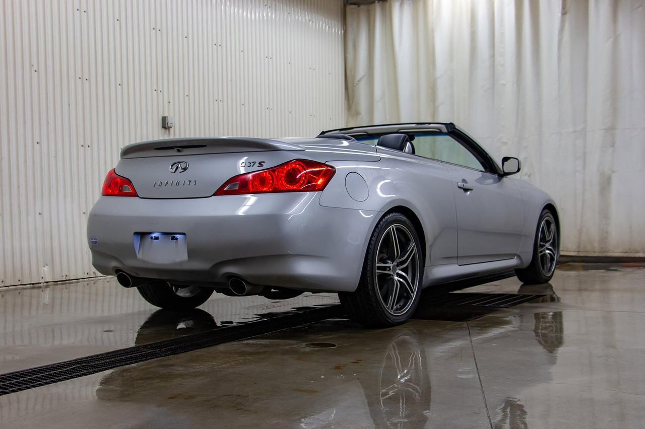 2009 Infiniti G37 S Convertible Leather BCam Red Deer AB