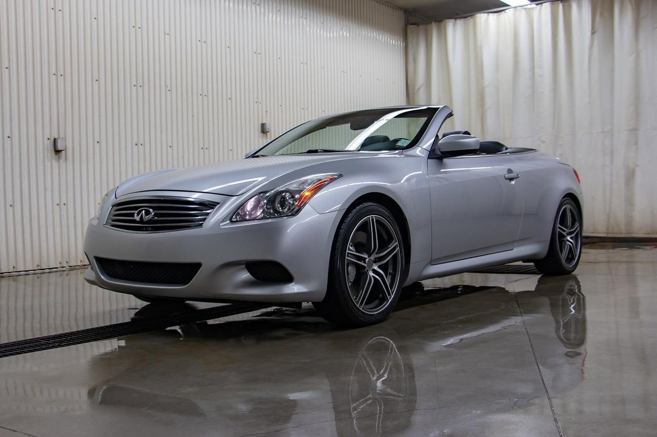 2009 Infiniti G37 S Convertible Leather BCam Red Deer AB