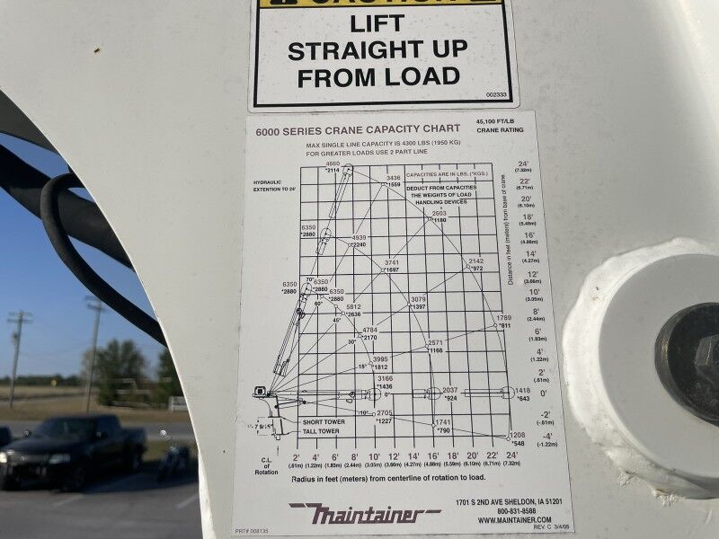 2009 International 4000 Mechanics Crane Truck Collinsville OK