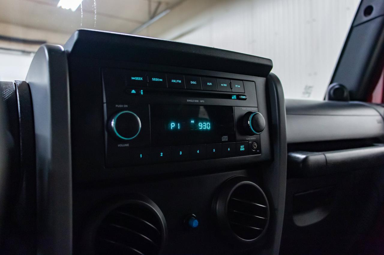 2009 Jeep Wrangler 4x4 Sport 2 Door Manual Red Deer AB