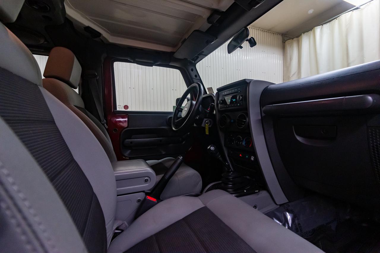 2009 Jeep Wrangler 4x4 Sport 2 Door Manual Red Deer AB
