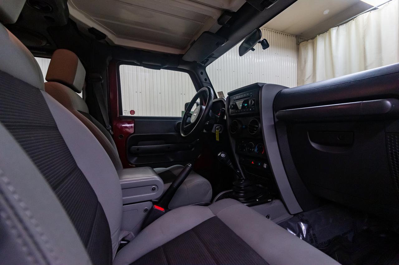 2009 Jeep Wrangler 4x4 Sport 2 Door Manual Red Deer AB