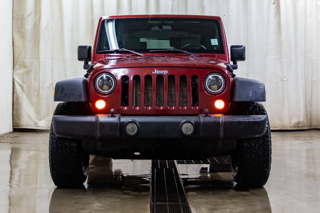 2009 Jeep Wrangler 4x4 Sport 2 Door Manual Red Deer AB
