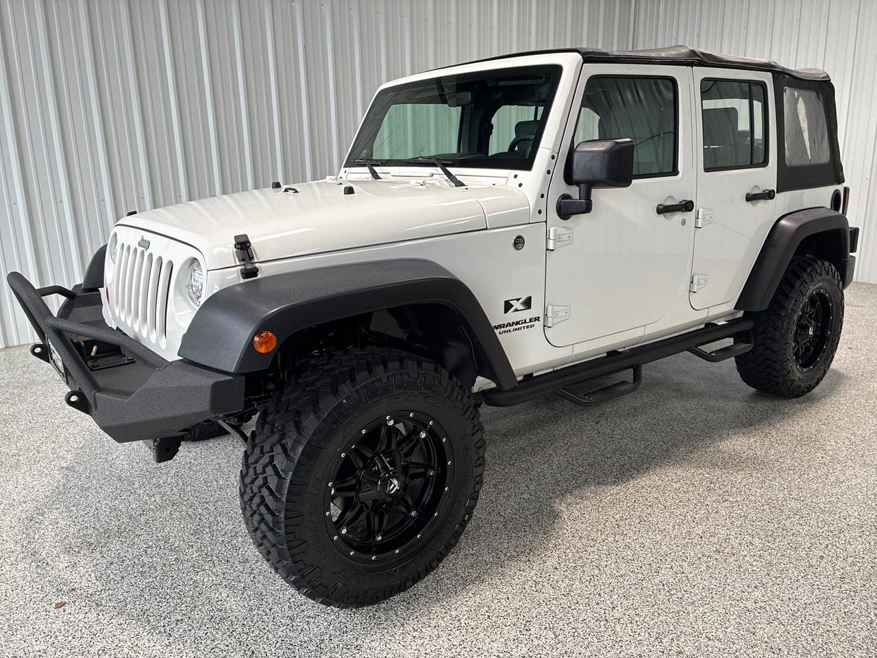 2009 Jeep Wrangler Unlimited X, Only 29k Miles, Manual, Terraflex Lift, Bumper, Fuel Wheels, New Nitto Tires